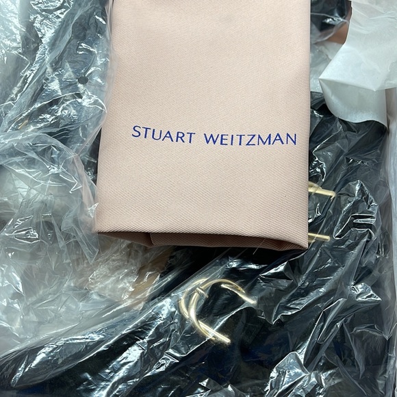 Floor sample STUART WEITZMAN Britain Boot SB13 Black Sport Suede - Picture 11 of 11